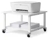 Relaxdays printertafel met wielen, 2 niveaus, hoogte x Productafbeelding-voorbeeld 1
