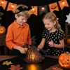 Halloween Hexenlampe, gotische Hexenhut Nachtlampe, warmes Produktbild-Vorschau 5