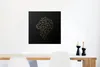 MuchoWow® Poster Löwe - Illustration - Gold 50x50 cm - Produktbild-Vorschau 5