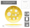 zestaw 6 żółtych talerzyków do ciasta Pula porcelana 6 osób Podgląd zdjęcia produktu 6