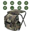 Sitzrucksack Klapp Camping Stuhl Hocker mit Rucksack Produktbild-Vorschau 7