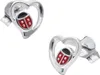 trendor 41639 Kinder-Ohrringe Silber 925 Ohrstecker Herz/Marienkäfer 1 Produktbild-Vorschau