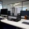 Kovový organizér na dokumenty, 3 přihrádky, stohovatelný Náhled obrázku produktu 2