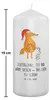 Mr. & Mrs. Panda Kerze Fuchs Weihnachten 19 x 8 cm - Weiß - Produktbild-Vorschau 2
