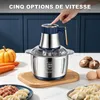 Macinino per carne elettrico in acciaio inossidabile 304, Anteprima dell’immagine prodotto 10