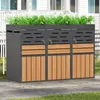 Abri pour poubelles avec jardinière, armoire de jardin à 3 Voir les images du produit 8