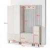 Garderoben-Set Ritmo version 7 – gefräste Kleiderschrank Produktbild-Vorschau 2