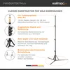 Walimex pro GN-806 Lampenstativ bis 215 cm Arbeitshöhe, Produktbild-Vorschau 3