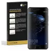 A smartphone screen protector packaging and a smartphone. Produktbild-Vorschau