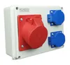 RoadEu - Wandverteiler 16A 5P CEE Steckdose mit 2X Schuko Produktbild-Vorschau 3