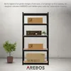 AREBOS Jeu de 2 étagères pour charges lourdes 180x90x40 cm Voir les images du produit 5