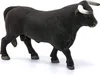 A black bull figurine on a white background. Podgląd zdjęcia produktu
