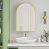 MODFU Miroir De Salle De Bain Avec Armoire Murale - Meuble Voir les images du produit 1