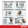 BIODUR Acrylverf - Verkeersgeel RAL 1023 – 400 ML – Productafbeelding-voorbeeld 9