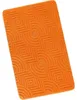 Tapis de salle de bain 60x100cm Maze orange Voir les images du produit 1