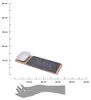 Set da portata per snack su vassoio in bambù, 30 x 10 cm Anteprima dell’immagine prodotto 3