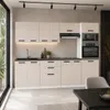 ULWEHOME | Küchenzeile 260 cm Kaschmir, Küchenmöbel-Set Produktbild-Vorschau 3
