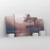 Bild auf Leinwand - Leinwandbild - 4 Teile - Mond Paar Baum Produktbild-Vorschau 4