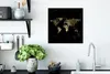 MuchoWow® MuchoWow® Gerahmtes Poster Weltkarte - Schwarz - Produktbild-Vorschau 3