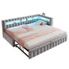 Merax Polsterbett 90×201cm mit Ausziehbett, Tagesbett mit Produktbild-Vorschau 12
