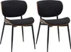 Set van 2 eetkamerstoelen Enid - bekleding: stof - Productafbeelding-voorbeeld 1