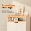 HOKEEPER Armoire à chaussures à 2 portes, meuble à Voir les images du produit 6