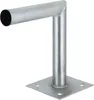 PremiumX 25-30cm Wandhalter Stahl verzinkt Ø 48mm Winkel Produktbild-Vorschau 2