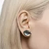Swarovski Lucent Einzelohrstecker in Blau mit Produktbild-Vorschau 2
