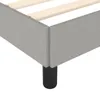 vidaXL Cadre de lit sans matelas gris clair 180x200 cm Voir les images du produit 6