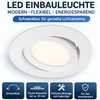 Briloner LED Einbauleuchte IP23 6W 600 lm neutralweiß Produktbild-Vorschau 2
