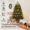 HOKEEPER Künstlicher Weihnachtsbaum 90 cm mit LED, Zapfen & Produktbild-Vorschau 2