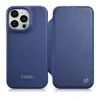 Icarer Ledertasche mit Magsafe für Iphone 14 Pro Blau Produktbild-Vorschau 2