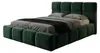 Polsterbett VELUNO 160 x 200 cmmit Matratze und Bettkasten. Produktbild-Vorschau 2