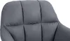 Barhocker TUBEL - Kunstleder Grau 57x59x97 cm Schwarz | Produktbild-Vorschau 6