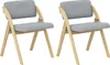Set di 2 sedie da pranzo COSTWAY, sedia da cucina Anteprima dell’immagine prodotto 1