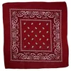 Bandana Tuch Paisley Muster 02 bordeaux weiß quadratisches Produktbild-Vorschau 2