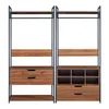 Set di 2 appendiabiti 'Larem' 4 cassetti 6 scomparti 2 Anteprima dell’immagine prodotto 1