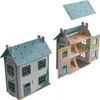 PLAYTIVE Holz Puppenhaus Cabinet 3 Etagen blau Spielzeug Produktbild-Vorschau 6