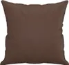 vidaXL Cuscino decorativo 2 pz. Marrone 40x40 cm in Pelle Anteprima dell’immagine prodotto 4