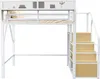 Sweiko Hochbett 140x200 mit Sicherheitsleiter und flexiblem Produktbild-Vorschau 16