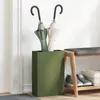 vidaXL Porta ombrellone verde oliva 28 x 12 x 41 cm acciaio Anteprima dell’immagine prodotto 2