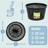 Pflanzkörbe Rund 22 cm Körbe Wasserpflanzen Teichpflanzkorb Produktbild-Vorschau 2