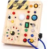 Montessori Toys Clock Busy Board Jouets Montessori à partir Voir les images du produit 2
