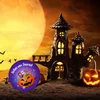 Süßes oder Saures Halloween Magnet rund mit Kürbis und Produktbild-Vorschau 3