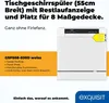 Exquisit Geschirrspüler GSP508-030D weiss | Spülmaschine 55 Produktbild-Vorschau 2