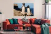 MuchoWow® Poster Zwei Pinguine kuscheln auf einem Felsen Produktbild-Vorschau 2