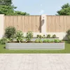 vidaXL Zahradní zvýšený záhon 400 x 80 x 44 cm Pozinkovaná Náhled obrázku produktu 1
