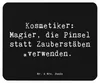 Mr. & Mrs. Panda Mauspad Spruch Kosmetiker Magie - Schwarz Produktbild-Vorschau 1