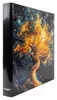 A product shot of a photo album with a vibrant, artistic tree design on the cover. Náhľad obrázku produktu