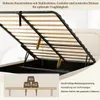 Letto matrimoniale idraulico Flieks, 140x200 cm, con spazio Anteprima dell’immagine prodotto 6